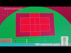 Acrylic Outdoor Sports Floor Coating Silicon PU Dustproof For Tennis Court
